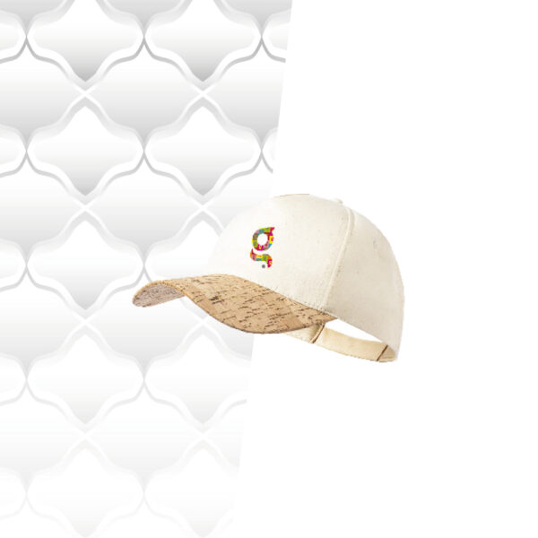 Cappello cotone bio tesa in sughero