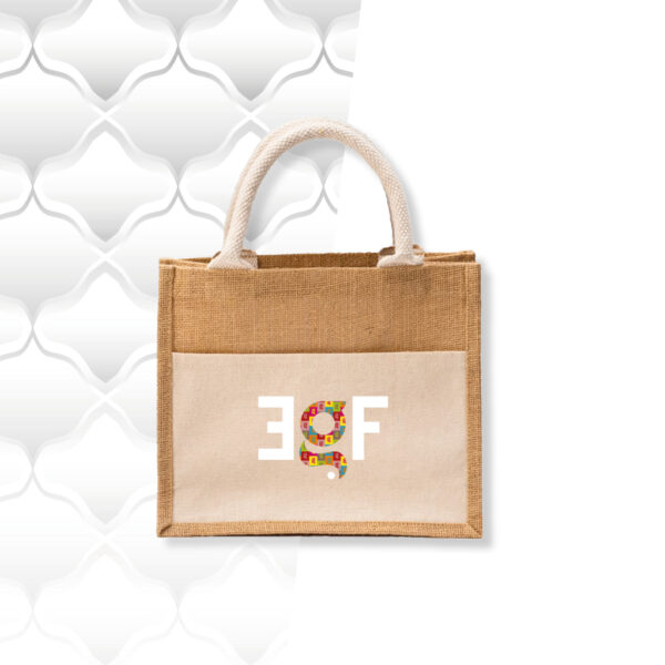 Shopper in juta 26x22x14