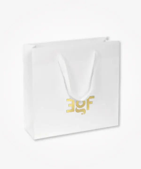 Shopper lux manico in fettuccia 24+10x20