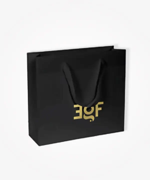 Shopper lux manico in fettuccia 14+7x14