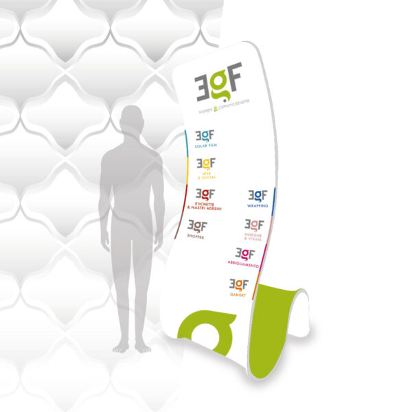 Totem ondulato 92x223x65