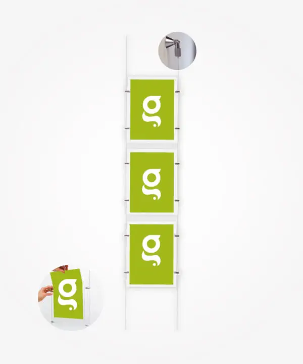 Espositori con cavi F.TO A4