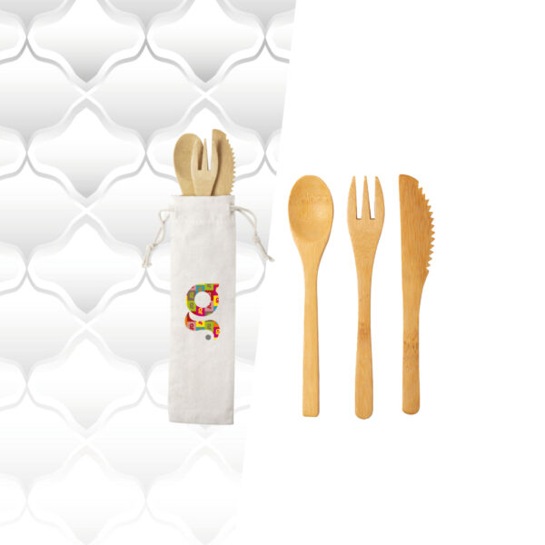 Set posate bamboo